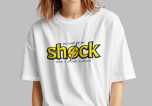Shock Tshirt Design Layout