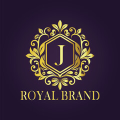 luxury gold logo concept