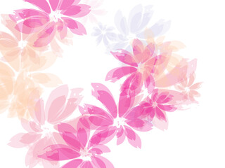 Fototapeta premium floral background with flowers