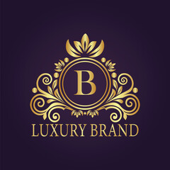 luxury gold logo concept