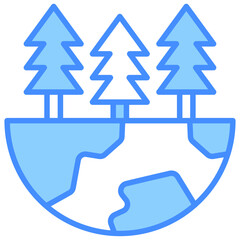 Fototapeta premium Forest Icon