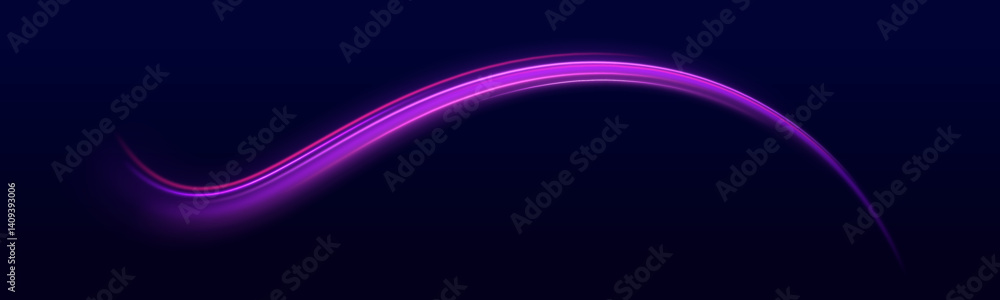 Poster concept of business leadership with hi-tech warp speed and wormhole design. energy flow tunnels and 