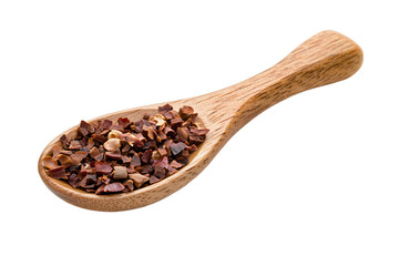 Dried Wood Bark Pieces Isolated On White Background