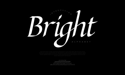 Modern Elegant Serif Script Font Vector for Magazine and Branding Use