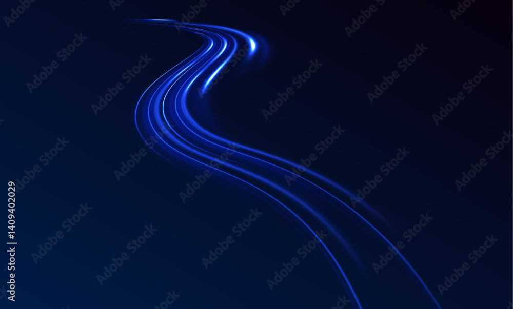 Poster speed connection vector background. vector swirl trail effect. abstract vector fire circles, sparkli