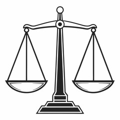 scales of justice vector
