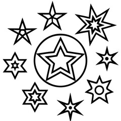 seamless pattern with stars