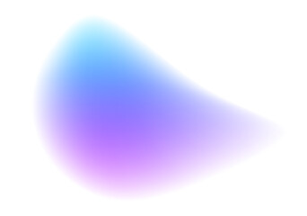 Iridescent chrome drops or hologram irregular freeform organic shapes. Color gradient circle backgrounds, abstract colors blend mesh with soft neon light, vector shapes. PNG	