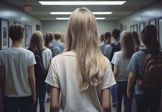 Bullying in Schools - Generative AI Artwork