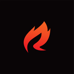 Fiery Letter R: A Blazing Hot Alphabet Design. A fiery letter 