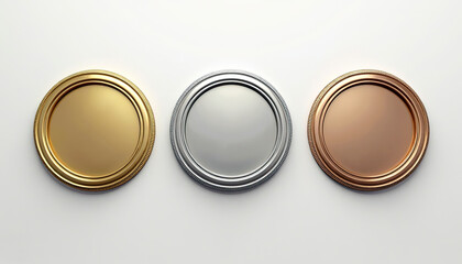 Gold Silver Bronze Medals Award Ceremony Background