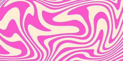Retro beige and pink wave abstract background