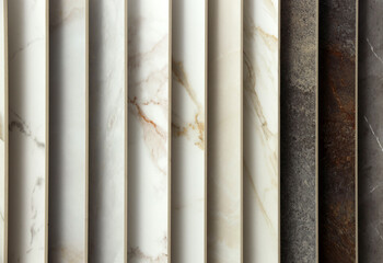 Many different samples of tiles as background, closeup