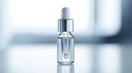 nasal spray vial, isolated on white background