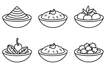 ratatouille elegant line art of french culinary tradition