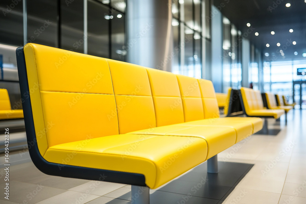 Poster comfortable modern seating created with generative ai design