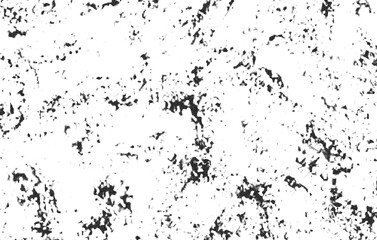 Abstract grunge black and white distressed texture background, Isolated on transparent background, PNG	