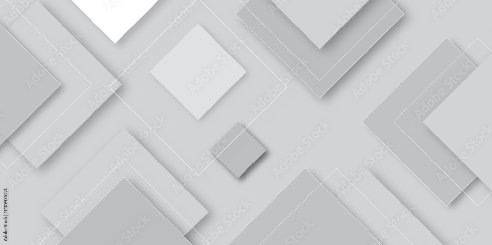 Aufkleber abstract modern white, gray pattern geometric luxury gradient line background. abstract grey geometr