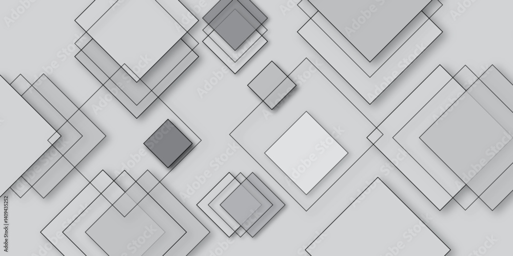 Aufkleber abstract modern white, gray pattern geometric luxury gradient line background. abstract grey geometr
