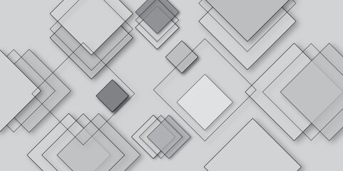 Abstract modern white, gray pattern geometric luxury gradient line background. Abstract grey geometric vector background with soft shadow on neutral light grey textured background. Modern and minimal