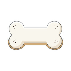 dog bone vector illustration