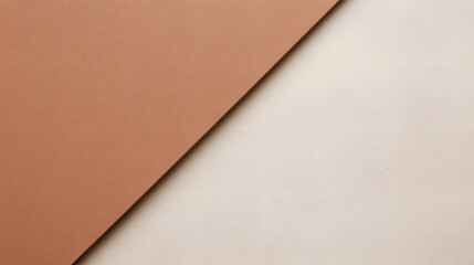 Abstract Beige and Brown Texture Background Diagonal Split