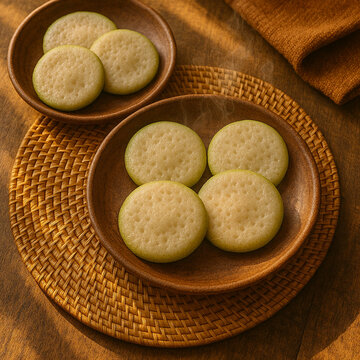 serabi surabi plain indonesian traditional snack and food