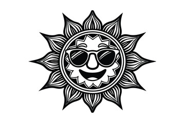 Obraz premium sun and shield