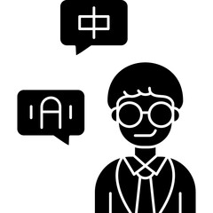 Interpreter Icon Vector Element