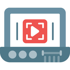 Media Video Icon Vector Element