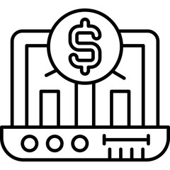 Chart Icon Vector Element