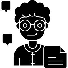 Sticky Note Icon Vector Element