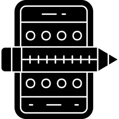 Mobile Icon Vector Element