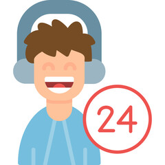 Support Services Icon Vector Element