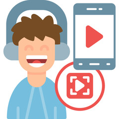 Social Media Icon Vector Element