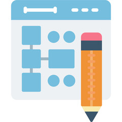 Content Management Icon Vector Element