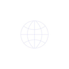 web globe icon vector