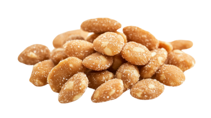 Close-up shot of assorted samosas, each filled with a different savory filling like spiced potatoes on transparent png background. Ai generated