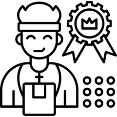 Certificate Icon Vector Element