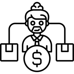 Consignment Icon Vector Element