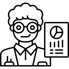 Product Report Icon Vector Element