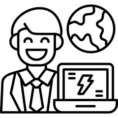 Gamer Icon Vector Element