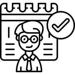 Employee Icon Vector Element