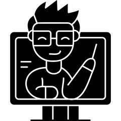 Tutor Icon Vector Element