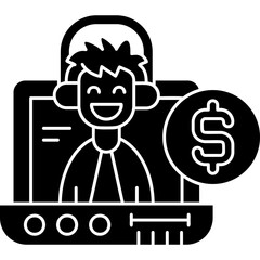 Manager Icon Vector Element