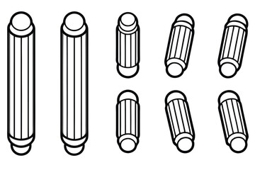 grips line art perfect for gym themed artwork