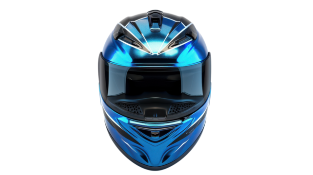 Close up of a Blue UN Peacekeeper Helmet Isolated on White Background Studio Shot