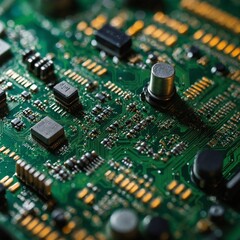 Obraz premium Circuit Board Macro Shot