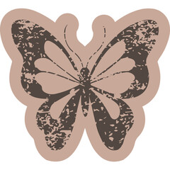 Vintage Paper Butterfly