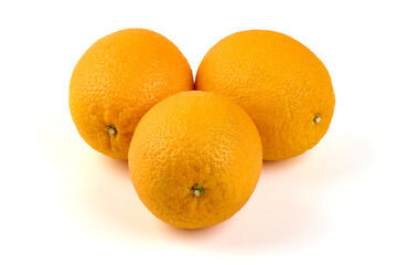 Fresh lemons, isolated on white background